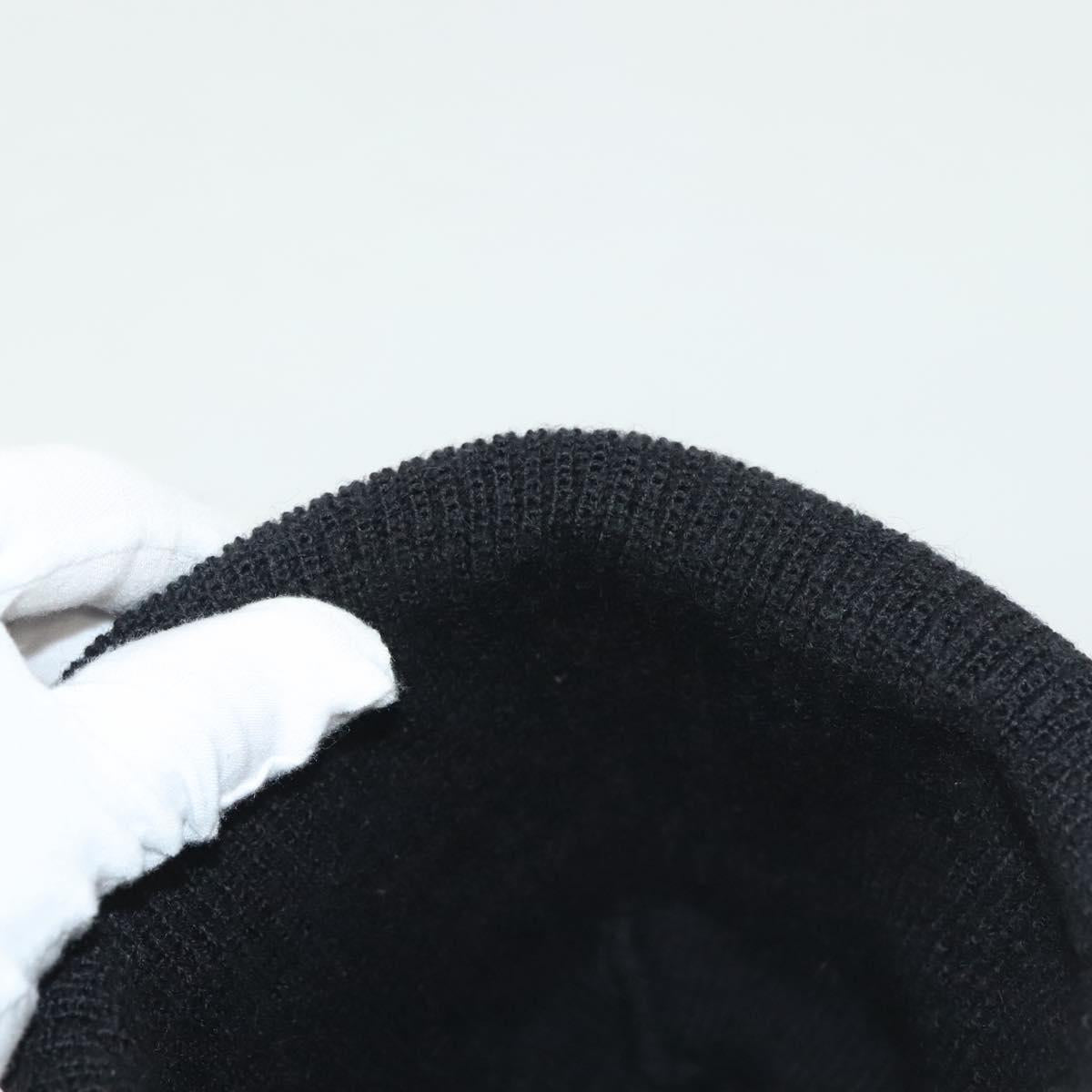 Chrome Hearts CH Plus Wool Watch Cap Knitted Fabrics Black Auth 134894M