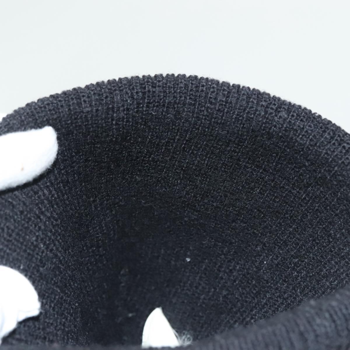 Chrome Hearts CH Plus Wool Watch Cap Knitted Fabrics Black Auth 134894M