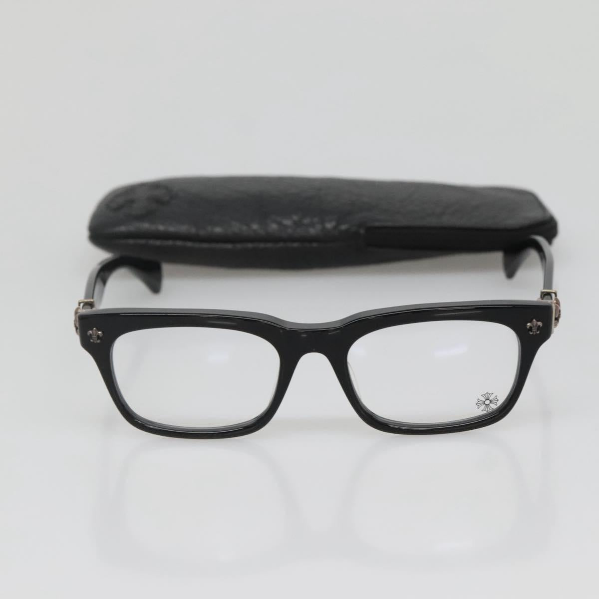Chrome Hearts GITTIN ANU Glasses Ag925 Black Auth 134896M