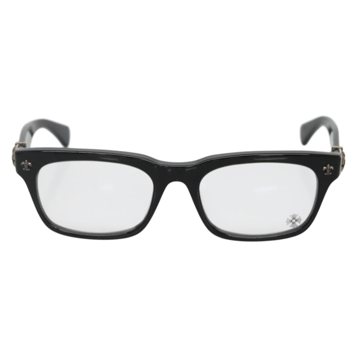 Chrome Hearts GITTIN ANU Glasses Ag925 Black Auth 134896M