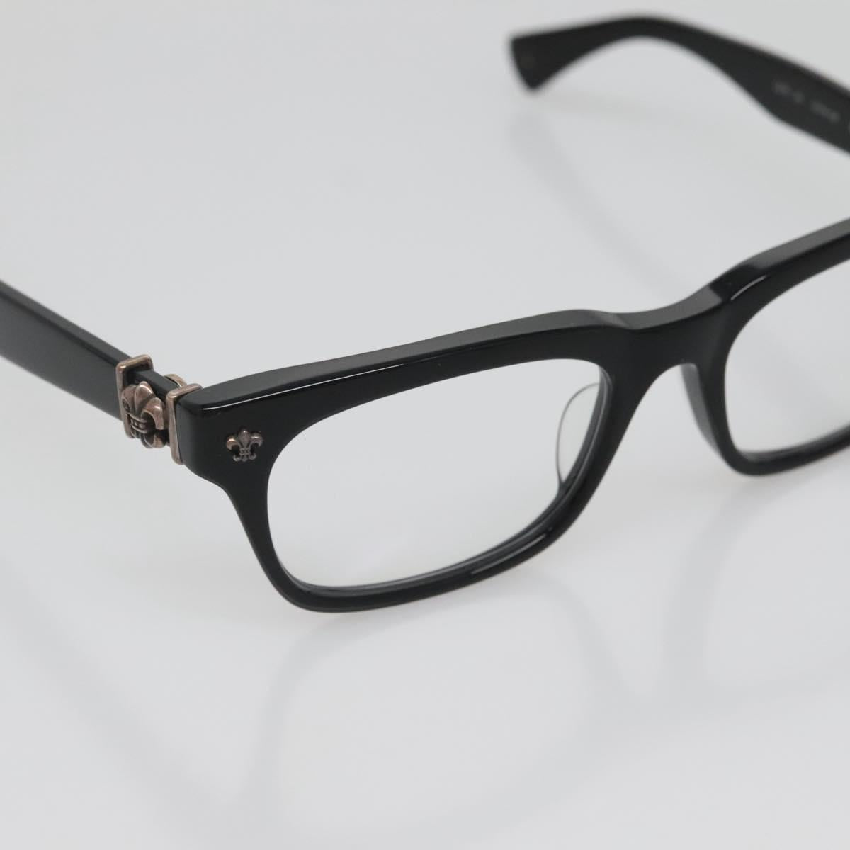 Chrome Hearts GITTIN ANU Glasses Ag925 Black Auth 134896M