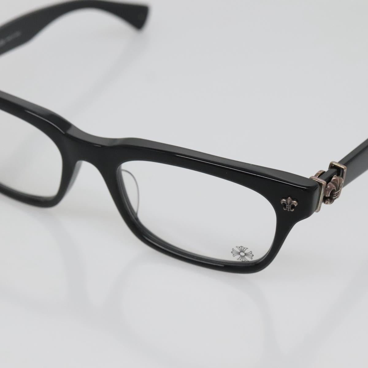 Chrome Hearts GITTIN ANU Glasses Ag925 Black Auth 134896M