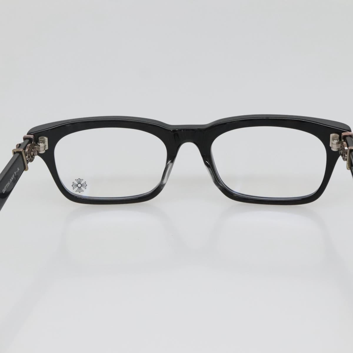 Chrome Hearts GITTIN ANU Glasses Ag925 Black Auth 134896M