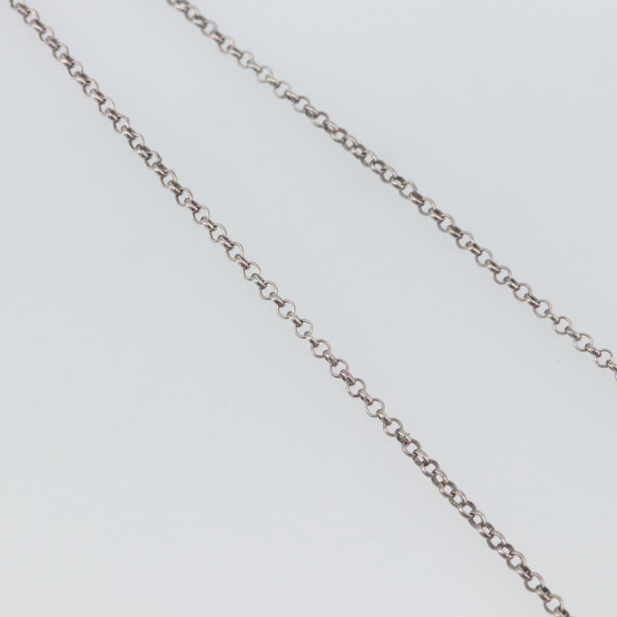 Chrome Hearts Roll Chain Necklace Ag925 Silver Auth 134925M