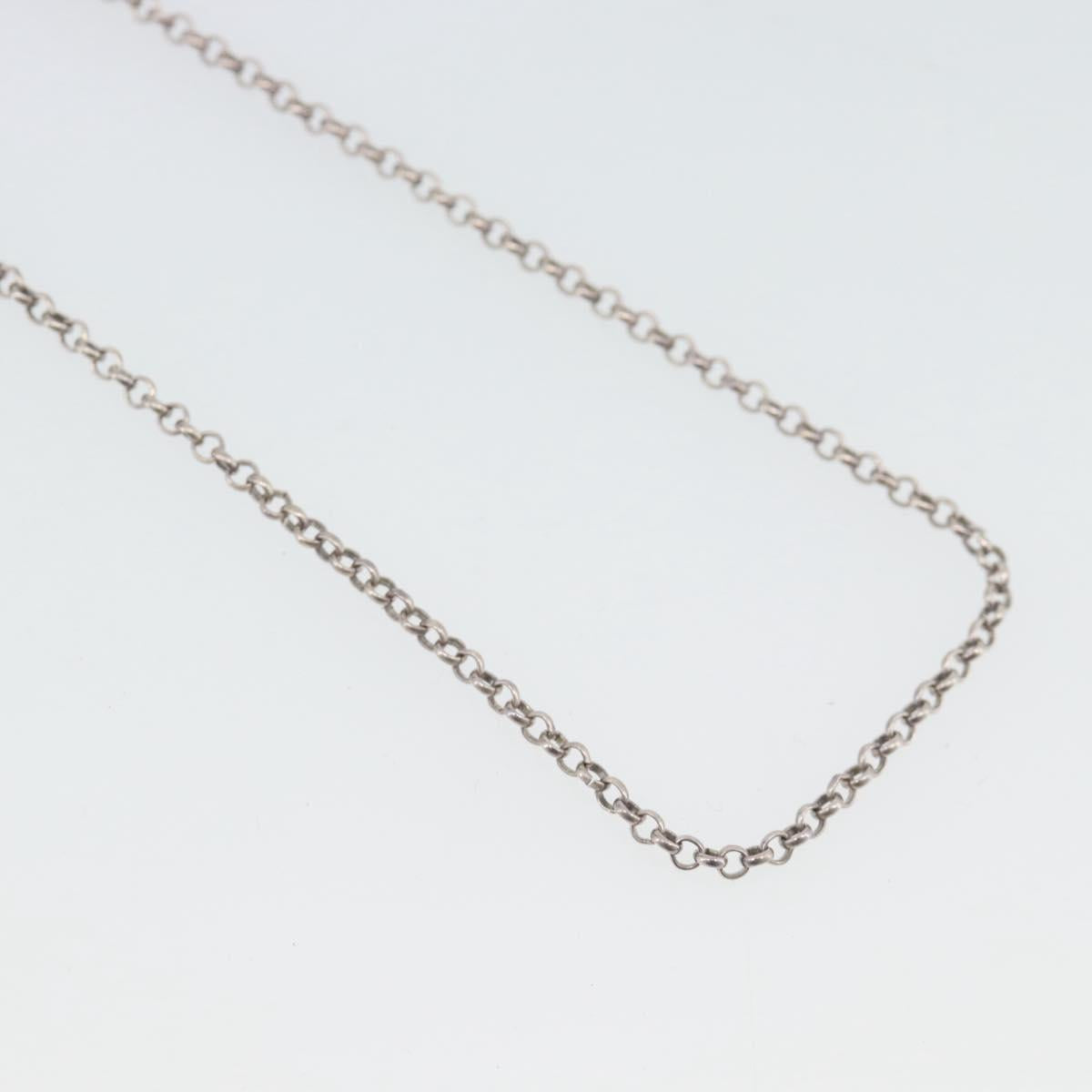 Chrome Hearts Roll Chain Necklace Ag925 Silver Auth 134925M