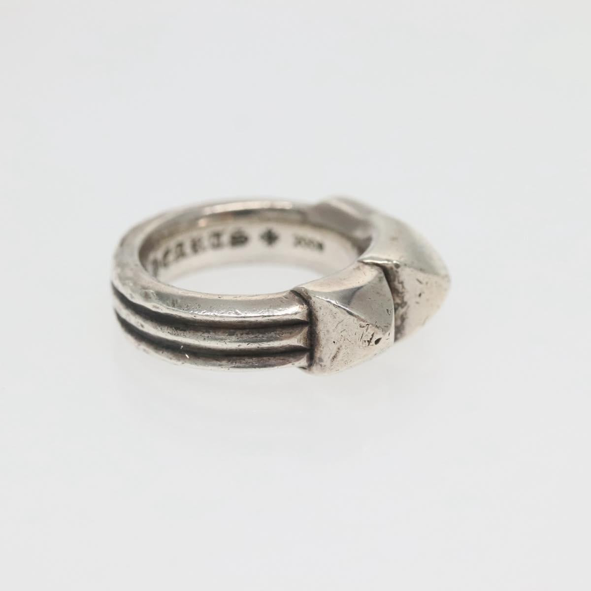 Chrome Hearts Waxed punk Ring Ag925 Silver Auth 134928M