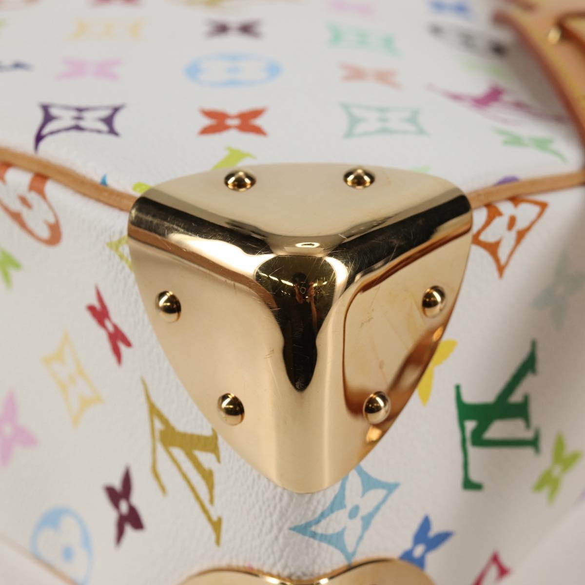 LOUIS VUITTON Monogram Multicolor Boulogne Bag White M92660 Auth 134950V