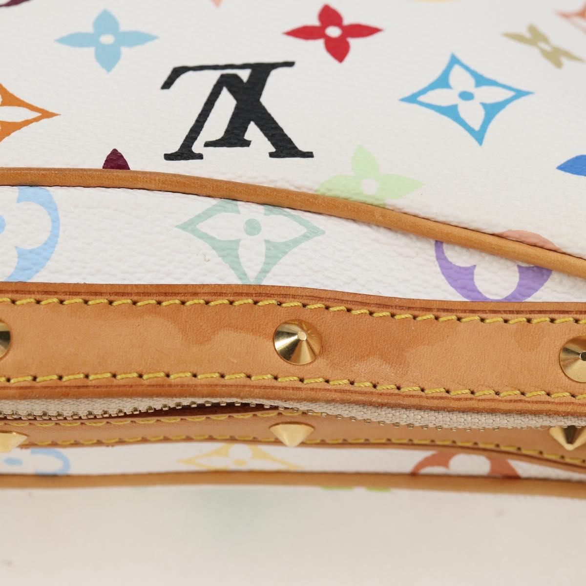 LOUIS VUITTON Monogram Multicolor Boulogne Bag White M92660 Auth 134950SAV