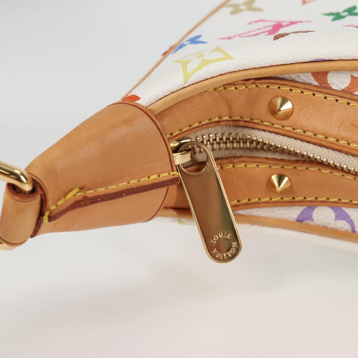 LOUIS VUITTON Monogram Multicolor Boulogne Bag White M92660 Auth 134950SAV