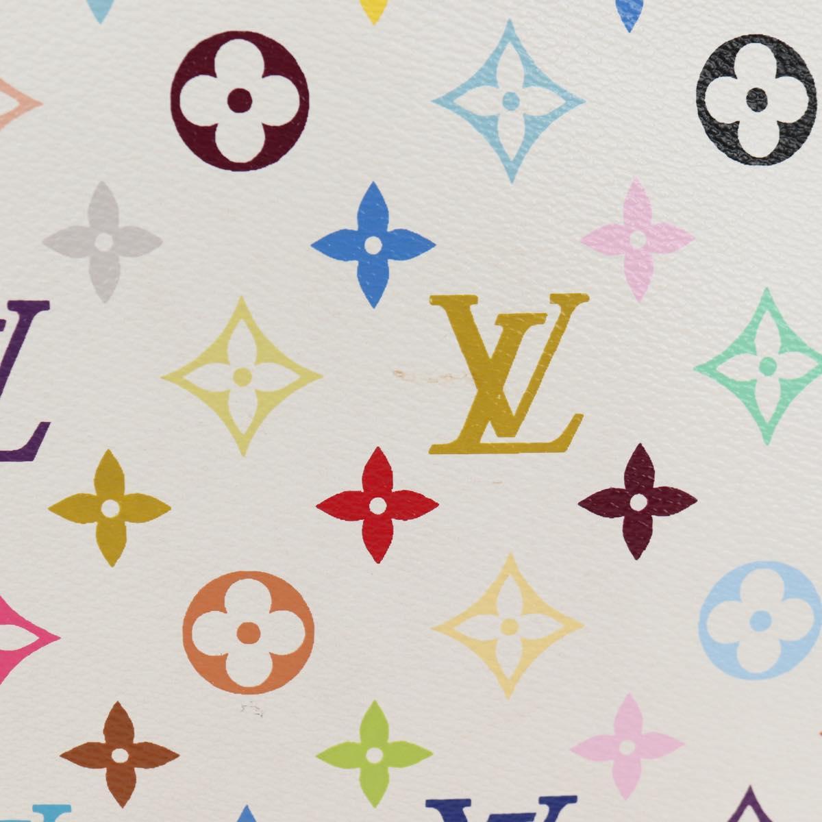 LOUIS VUITTON Monogram Multicolor Boulogne Bag White M92660 Auth 134950V