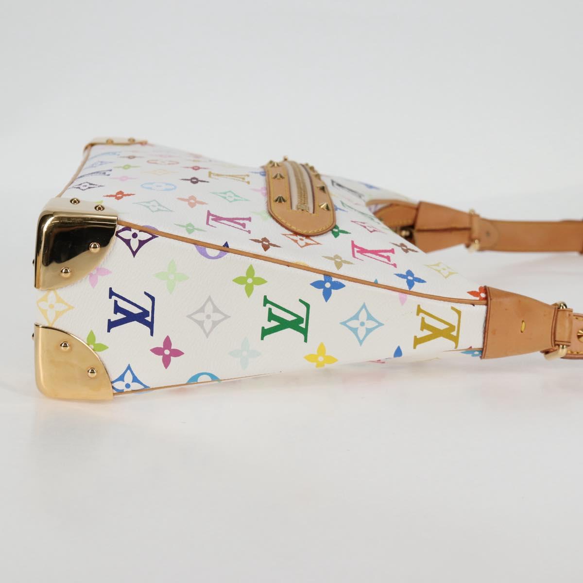 LOUIS VUITTON Monogram Multicolor Boulogne Bag White M92660 Auth 134950SAV