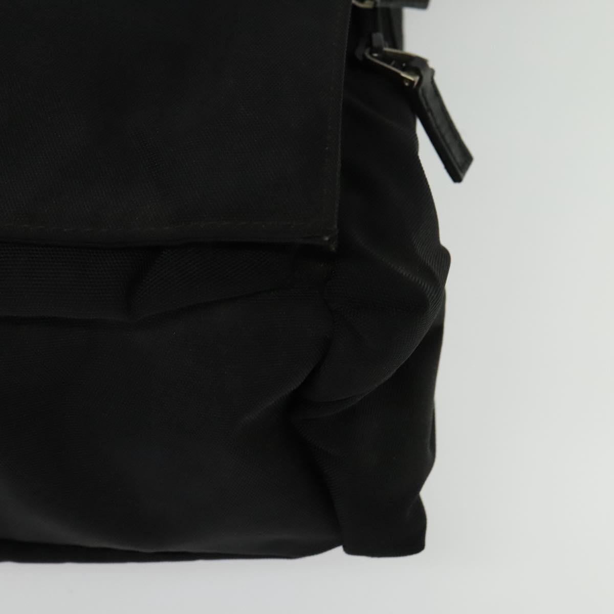GUCCI Shoulder Bag Nylon Black 019 0340 Auth 134971