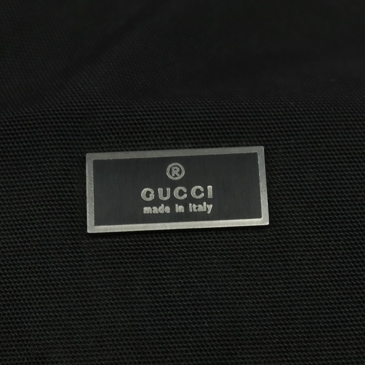 GUCCI Shoulder Bag Nylon Black 019 0340 Auth 134971