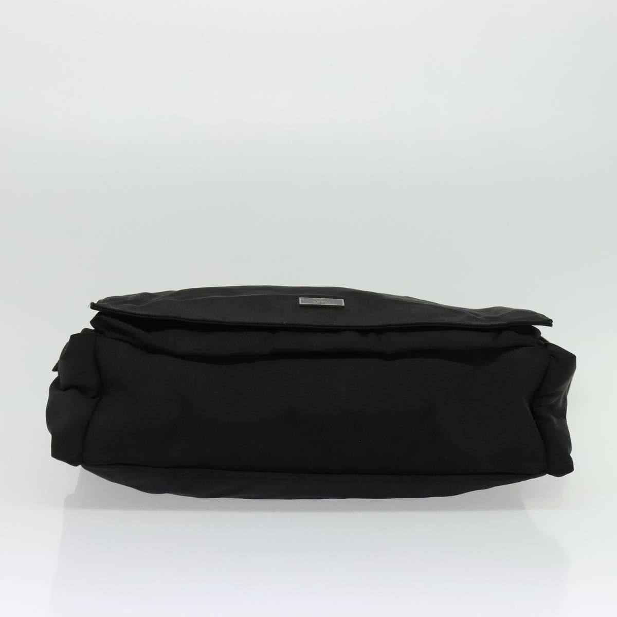 GUCCI Shoulder Bag Nylon Black 019 0340 Auth 134971