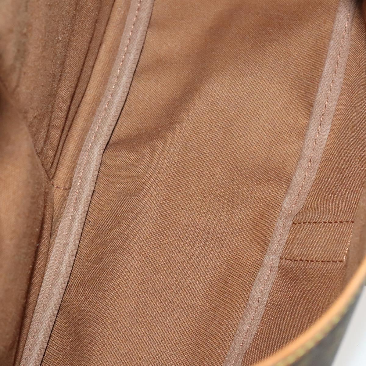 LOUIS VUITTON Monogram Saumur 35 Shoulder Bag M42254 LV Auth 134974