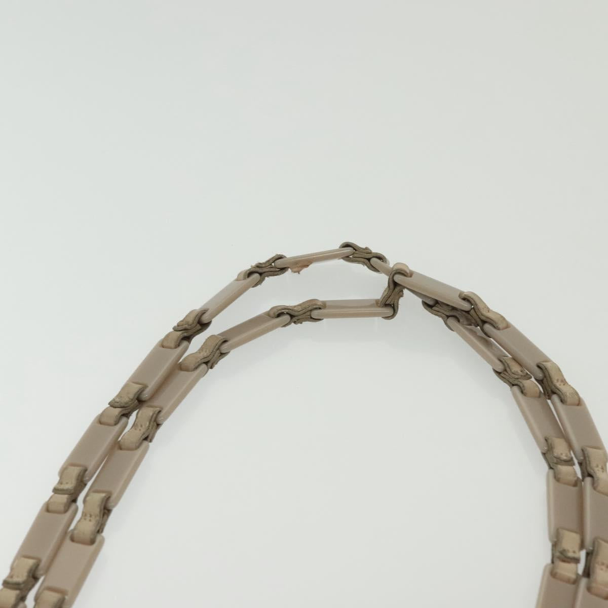 PRADA Shoulder Bag Nylon Beige Auth 134987