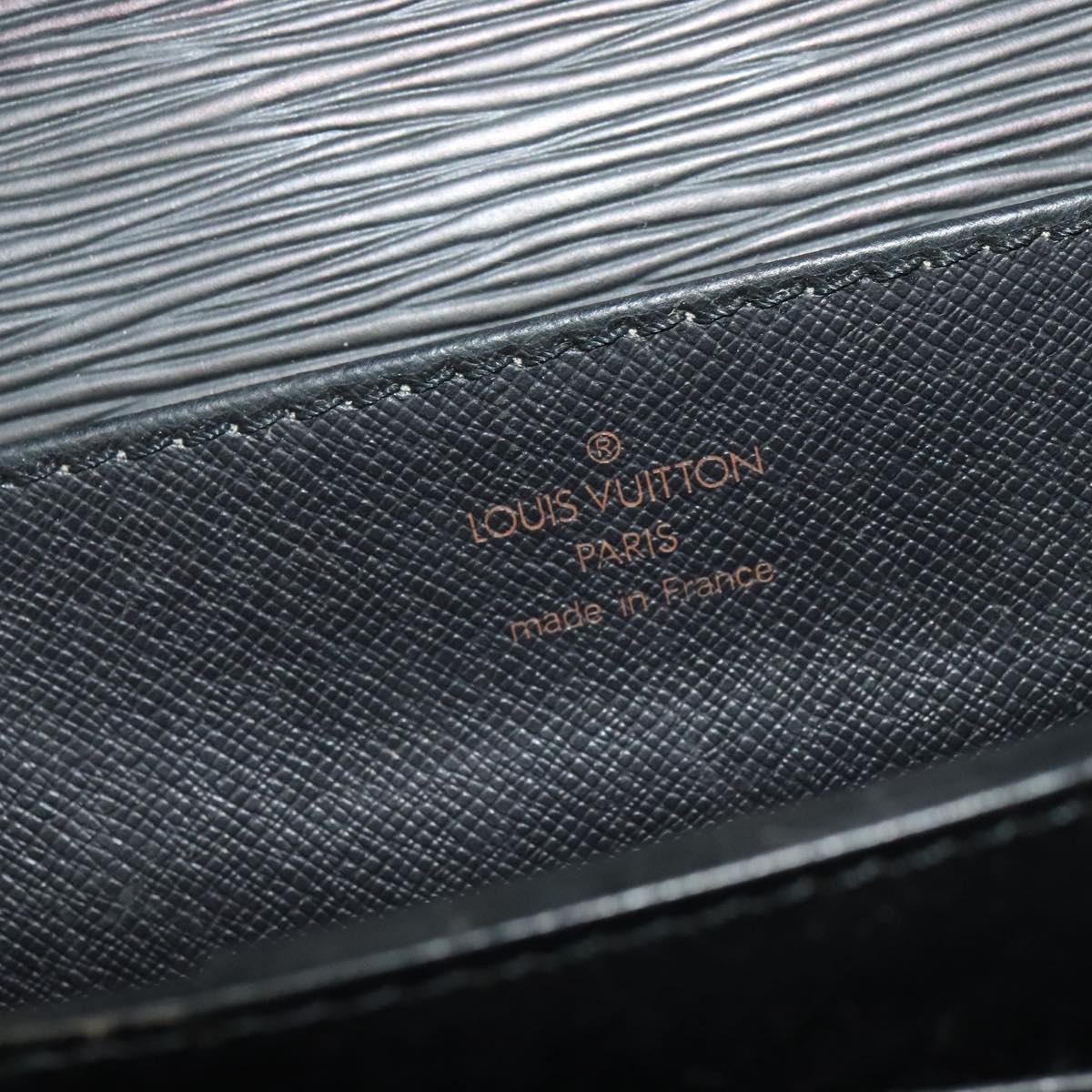 LOUIS VUITTON Epi Serviette Conseiller Business Bag Black M54422 LV Auth 134990