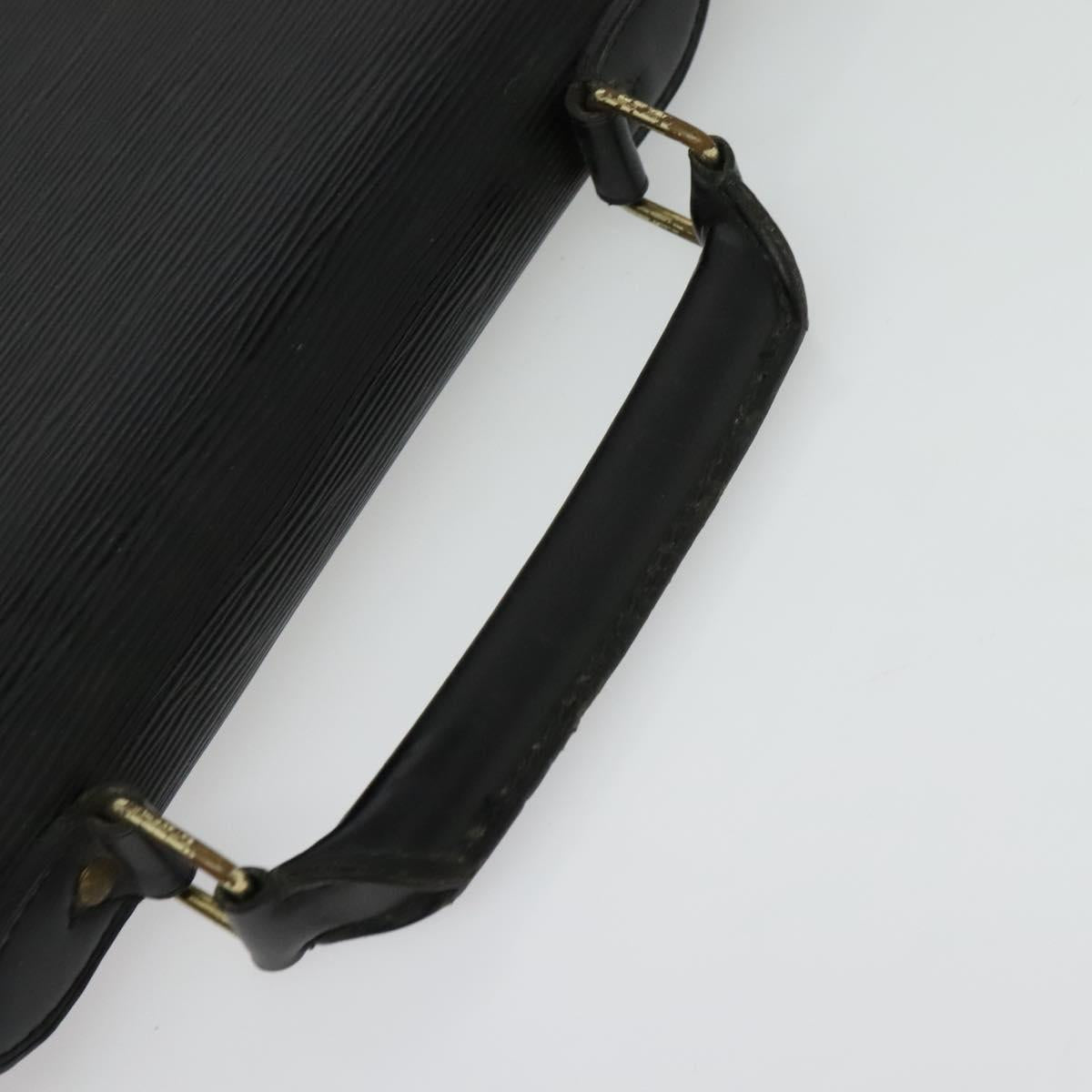 LOUIS VUITTON Epi Serviette Conseiller Business Bag Black M54422 LV Auth 134990