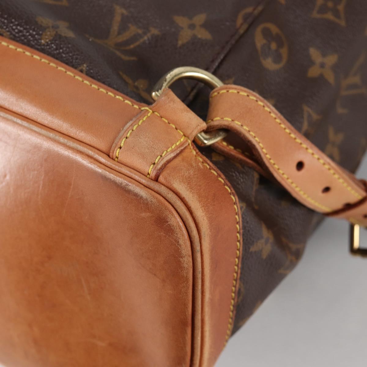 LOUIS VUITTON Monogram Montsouris GM Backpack M51135 LV Auth 135009