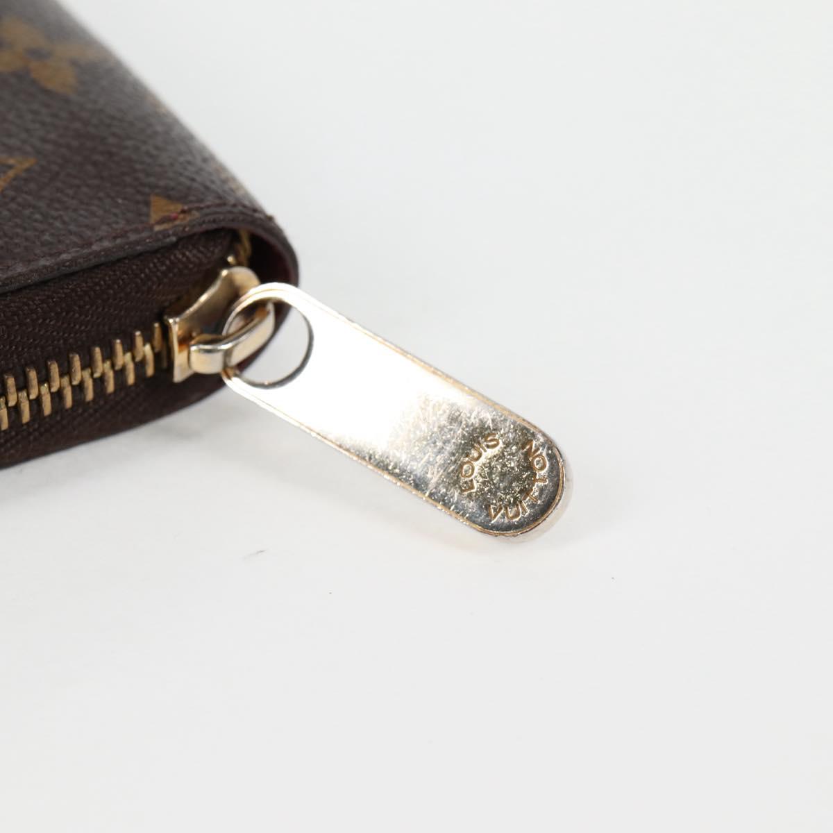 LOUIS VUITTON Monogram Zippy Wallet Long Wallet M42616 LV Auth 135010A
