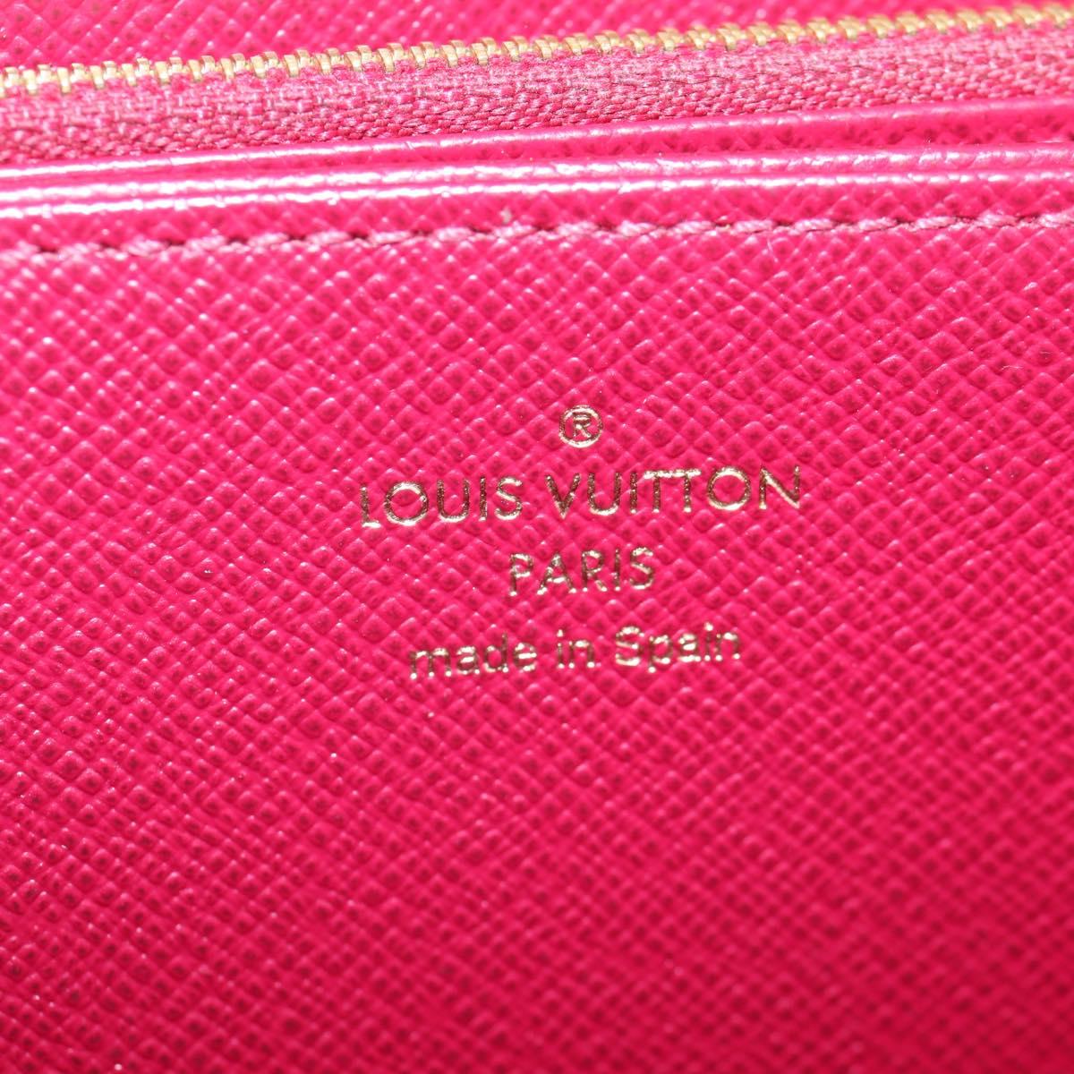 LOUIS VUITTON Monogram Zippy Wallet Long Wallet M42616 LV Auth 135010A