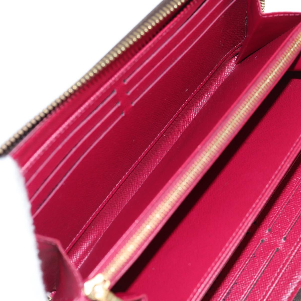 LOUIS VUITTON Monogram Zippy Wallet Long Wallet M42616 LV Auth 135010A