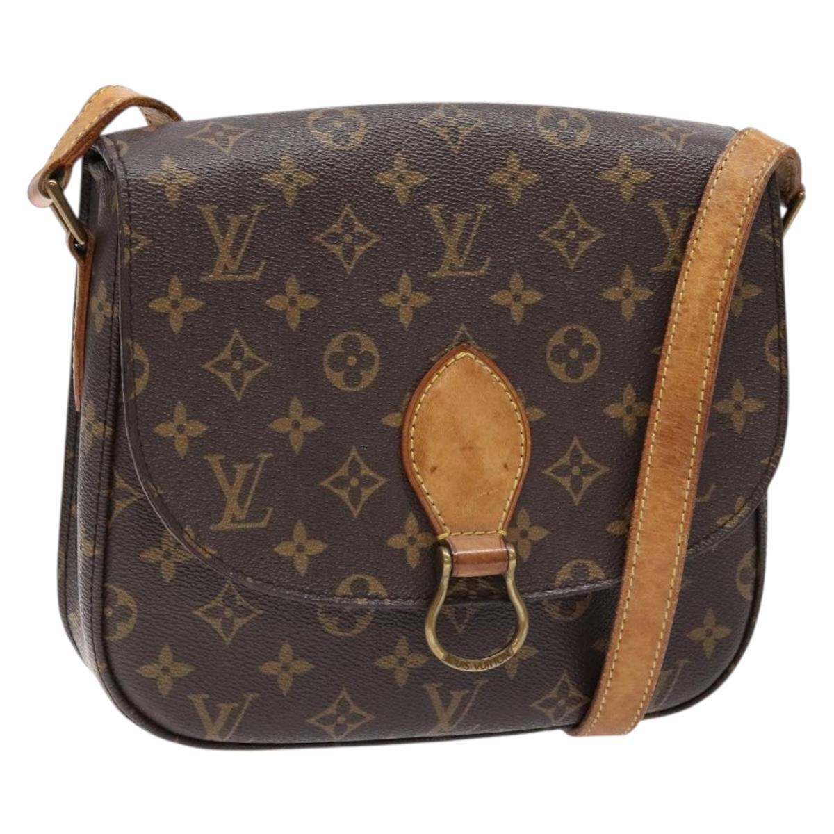 LOUIS VUITTON Monogram Saint Cloud GM Shoulder Bag M51242 LV Auth 135036
