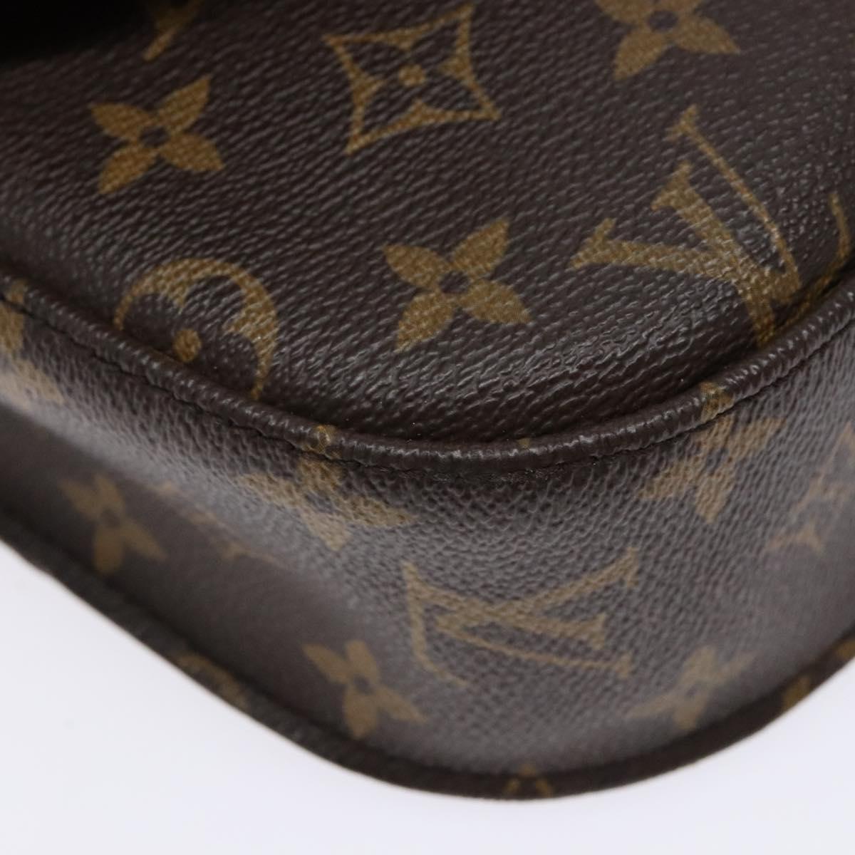 LOUIS VUITTON Monogram Saint Cloud GM Shoulder Bag M51242 LV Auth 135036