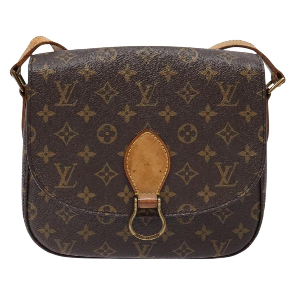 LOUIS VUITTON Monogram Saint Cloud GM Shoulder Bag M51242 LV Auth 135036