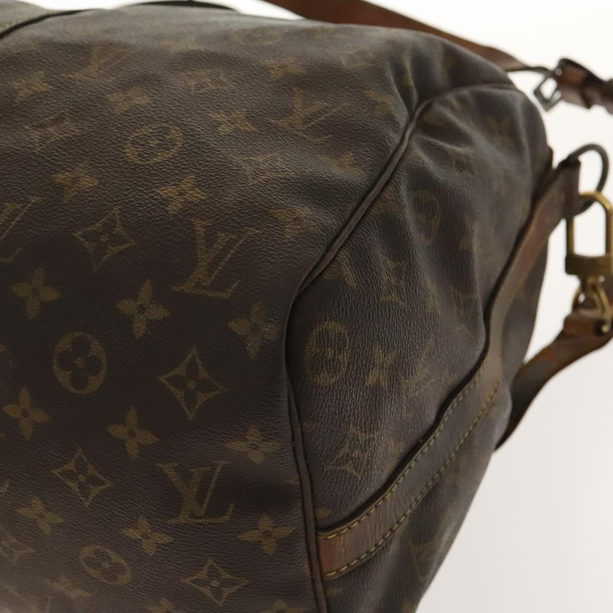 LOUIS VUITTON Monogram Keepall Bandouliere 45 Boston Bag M41418 LV Auth 135040