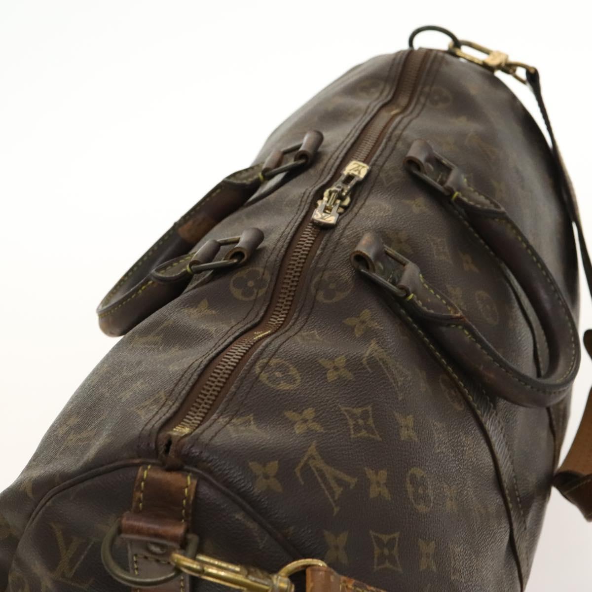 LOUIS VUITTON Monogram Keepall Bandouliere 45 Boston Bag M41418 LV Auth 135040