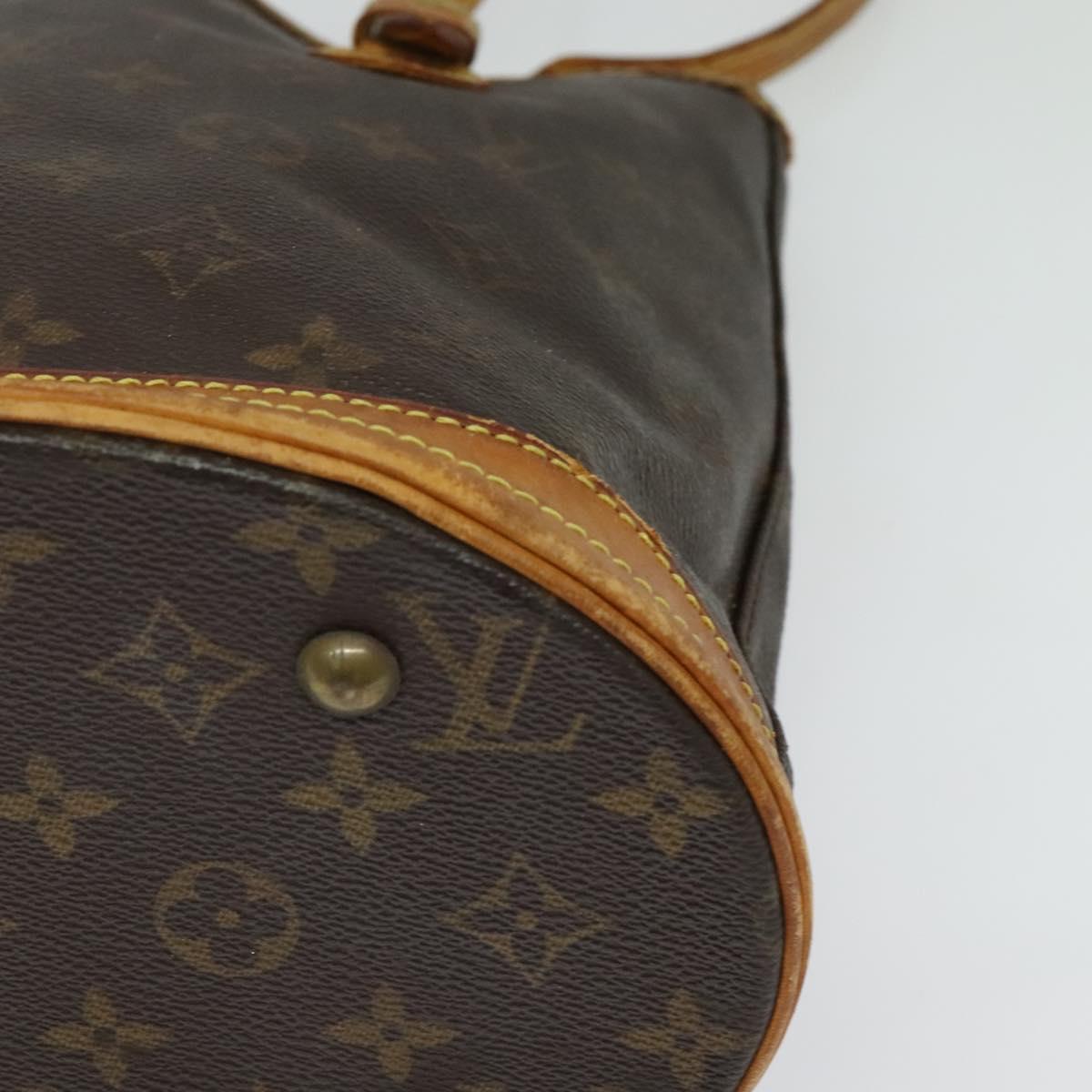 LOUIS VUITTON Monogram Bucket PM Shoulder Bag M42238 LV Auth 135054
