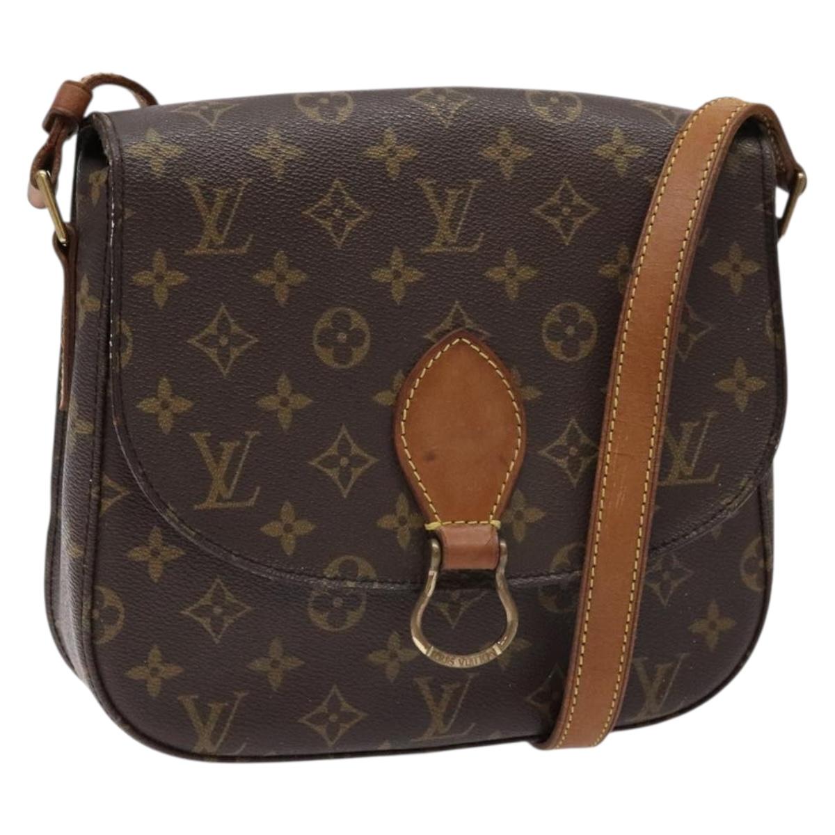 LOUIS VUITTON Monogram Saint Cloud GM Shoulder Bag M51242 LV Auth 135060