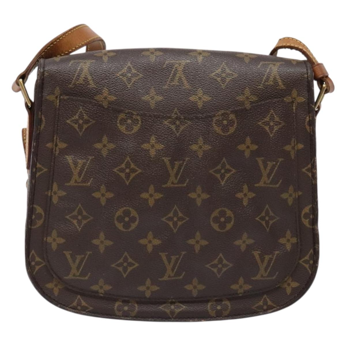 LOUIS VUITTON Monogram Saint Cloud GM Shoulder Bag M51242 LV Auth 135060