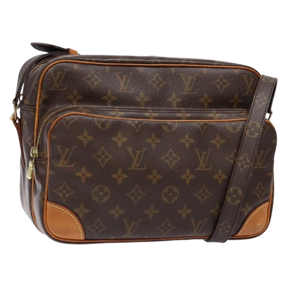 LOUIS VUITTON Monogram Nile Shoulder Bag M45244 LV Auth 135095