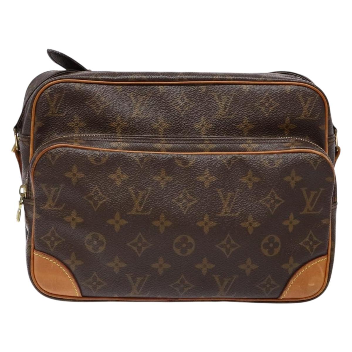 LOUIS VUITTON Monogram Nile Shoulder Bag M45244 LV Auth 135095