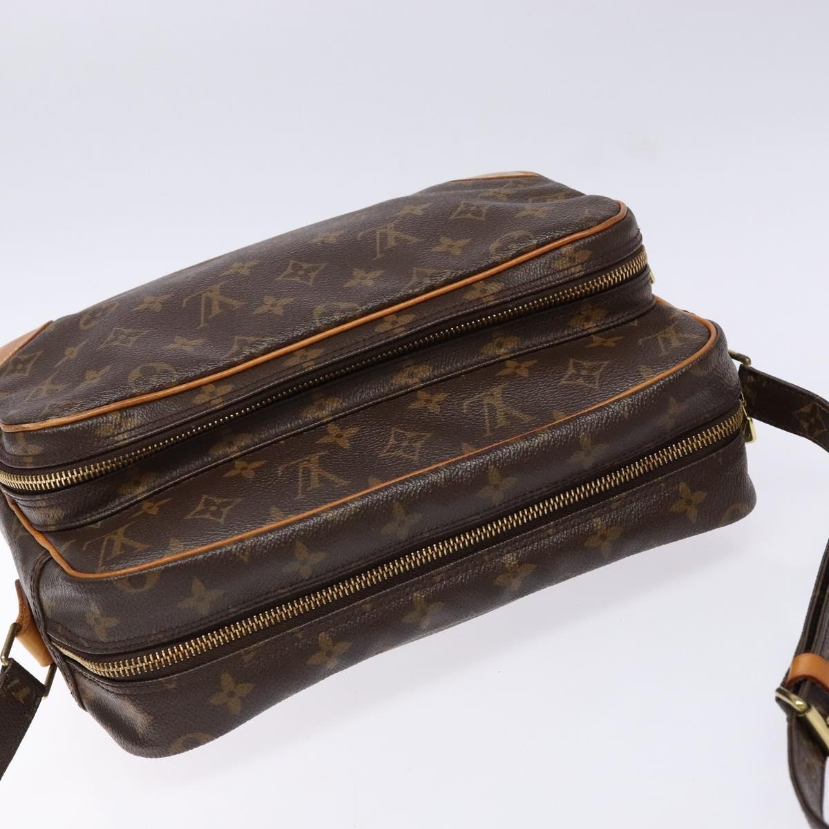 LOUIS VUITTON Monogram Nile Shoulder Bag M45244 LV Auth 135095