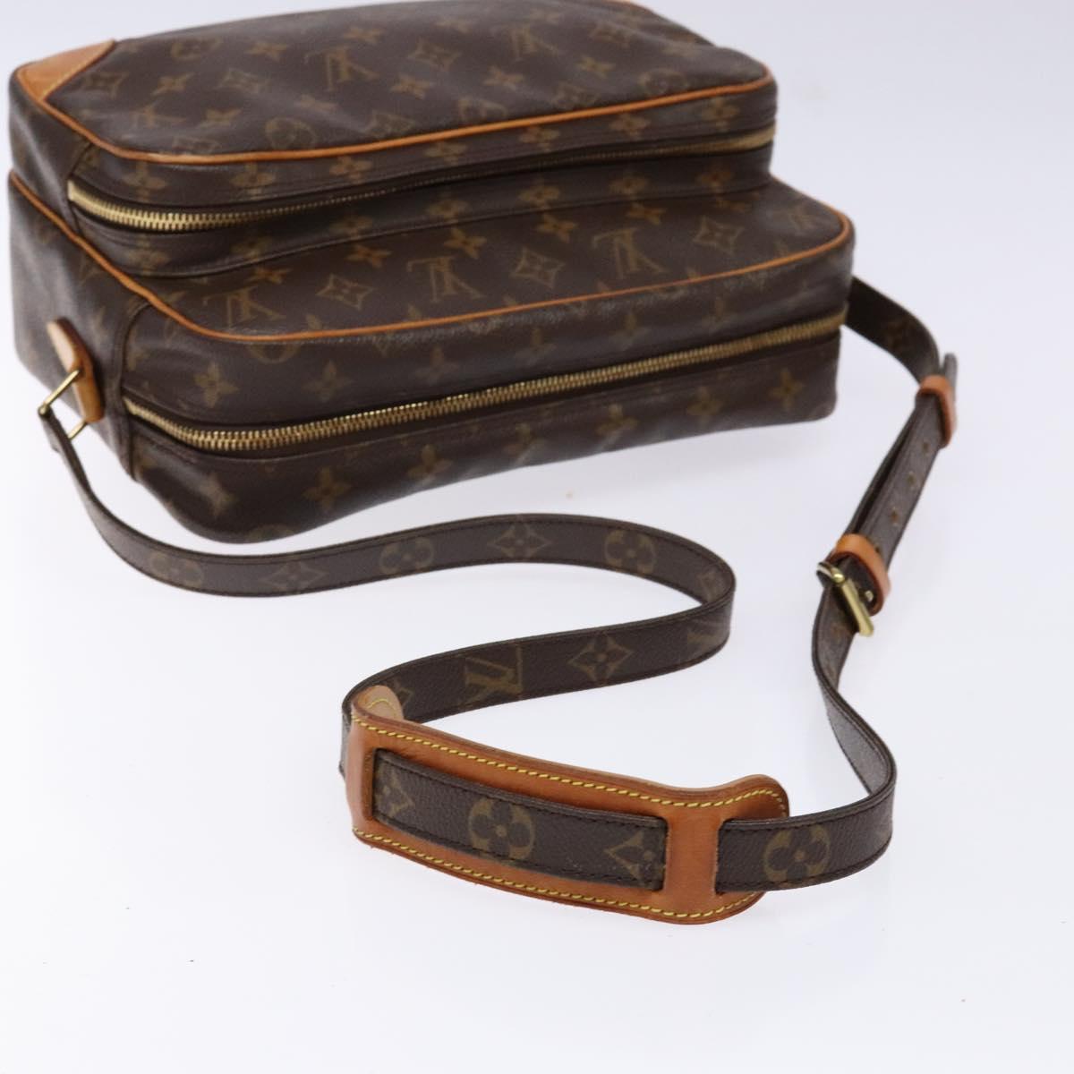 LOUIS VUITTON Monogram Nile Shoulder Bag M45244 LV Auth 135095