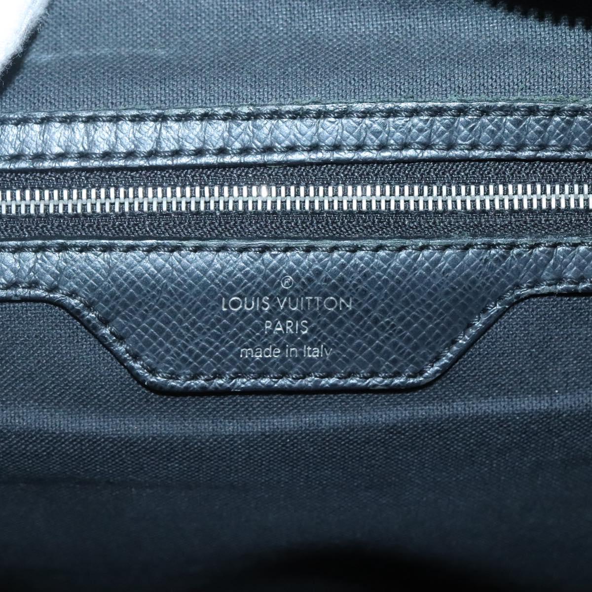 LOUIS VUITTON Taiga Igor Business Bag Boreal M31172 LV Auth 135105