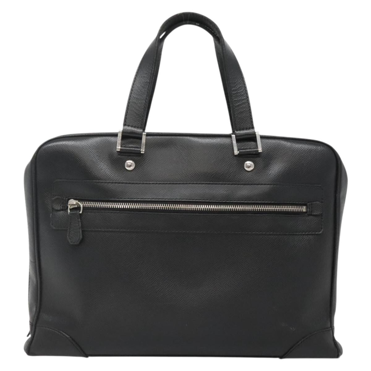 LOUIS VUITTON Taiga Igor Business Bag Boreal M31172 LV Auth 135105