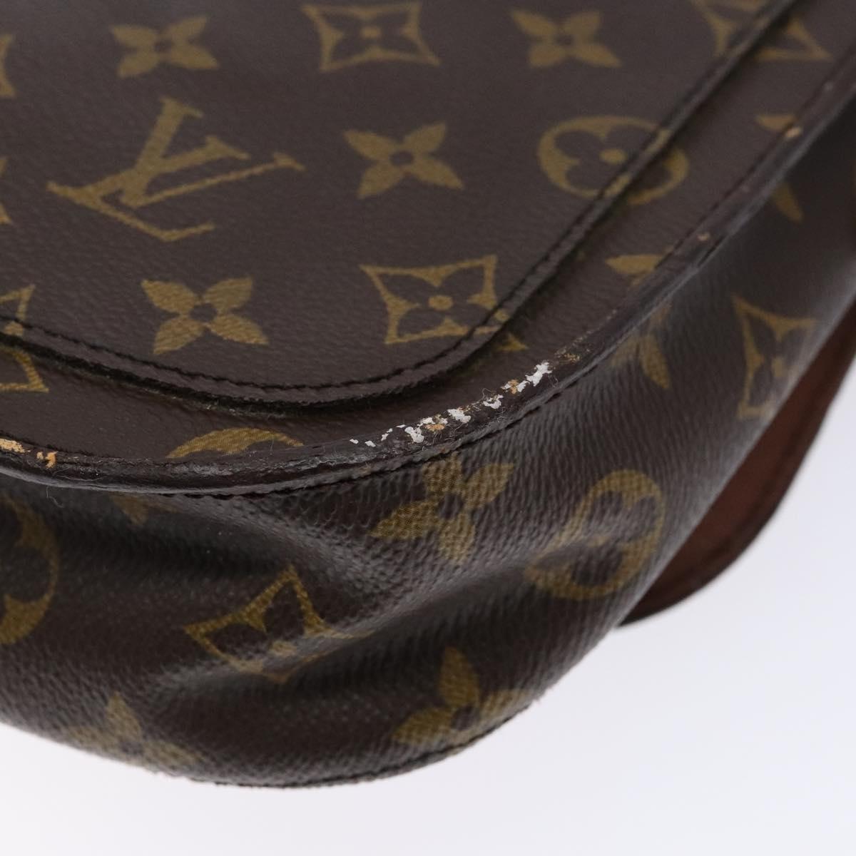 LOUIS VUITTON Monogram Monogram Saint Cloud MM Shoulder Bag M51243 Auth 135106