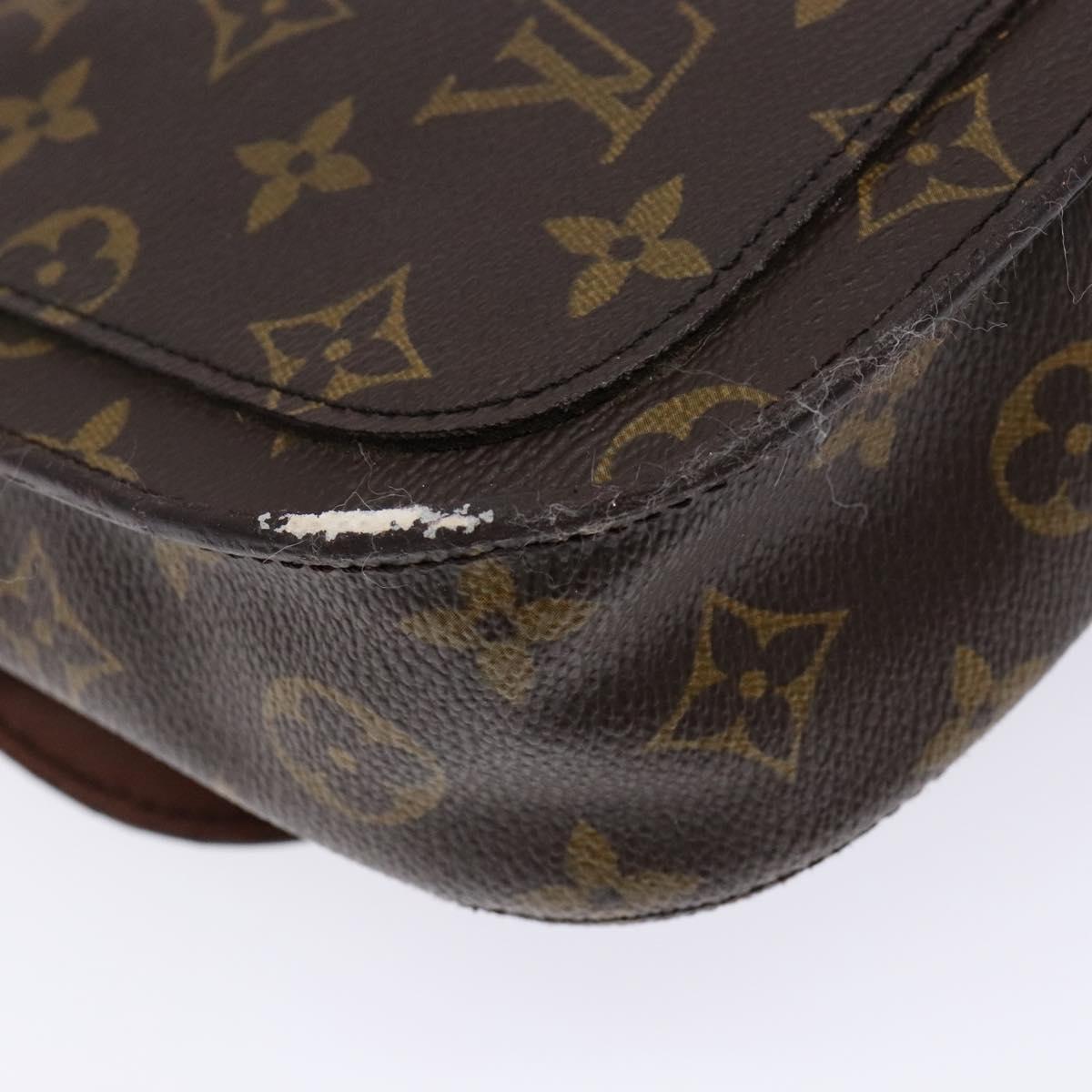 LOUIS VUITTON Monogram Monogram Saint Cloud MM Shoulder Bag M51243 Auth 135106