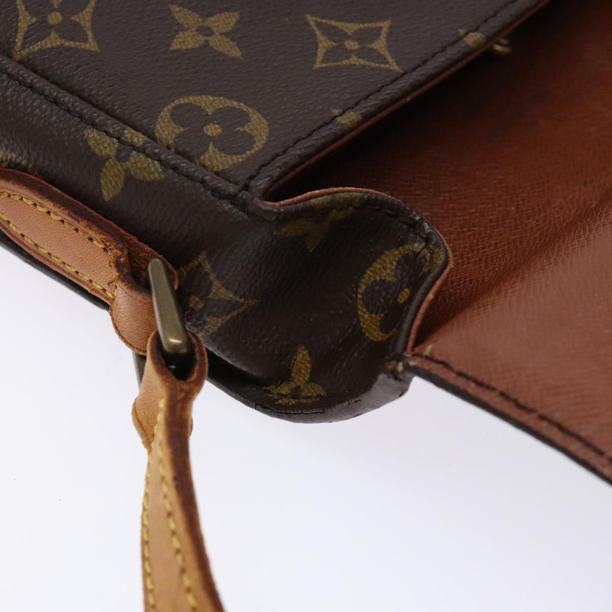 LOUIS VUITTON Monogram Monogram Saint Cloud MM Shoulder Bag M51243 Auth 135106