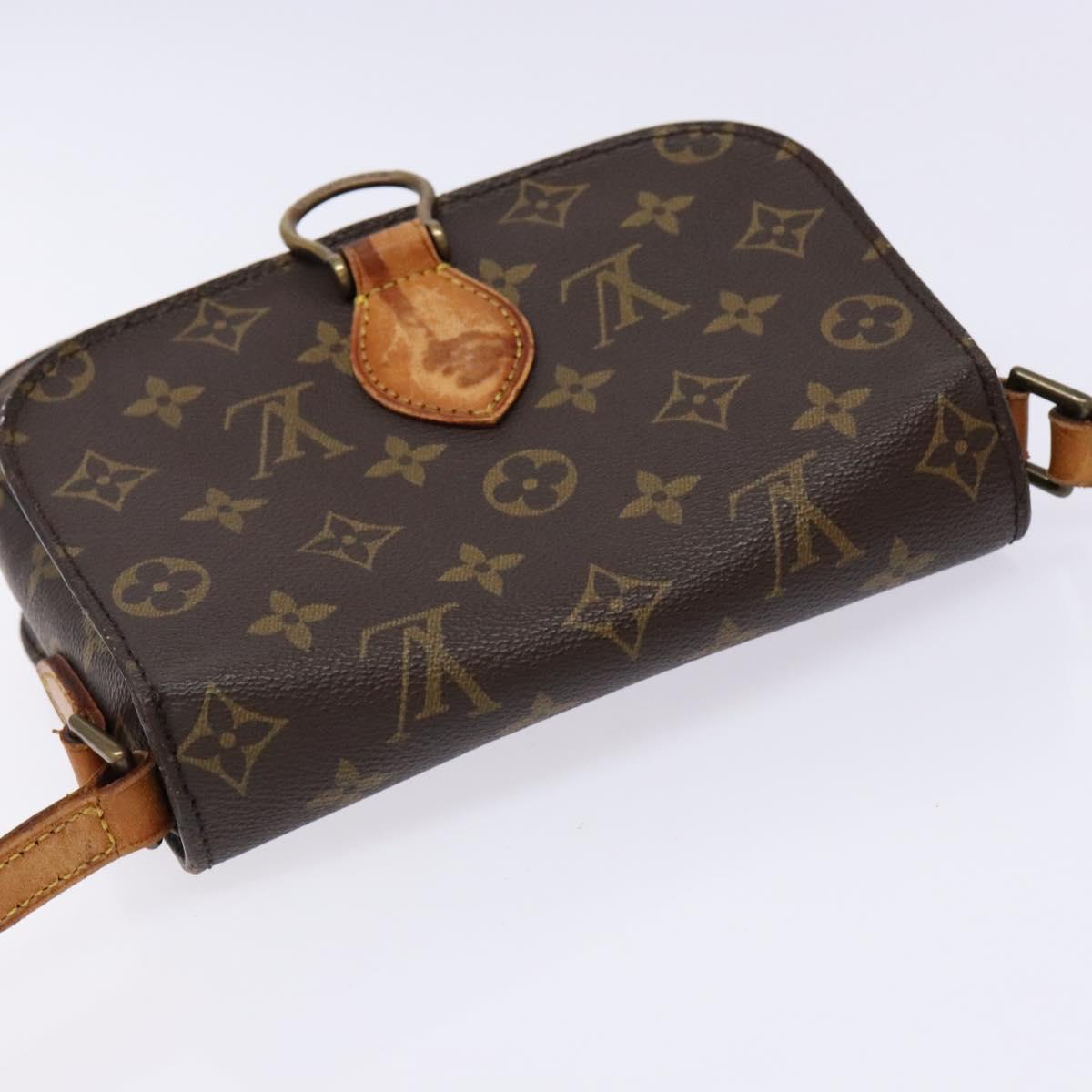 LOUIS VUITTON Monogram Monogram Saint Cloud MM Shoulder Bag M51243 Auth 135106
