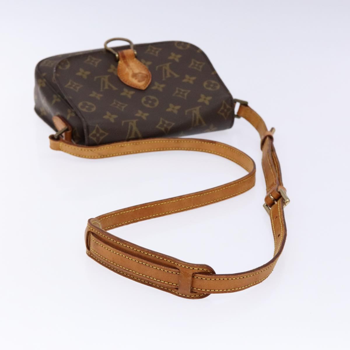 LOUIS VUITTON Monogram Monogram Saint Cloud MM Shoulder Bag M51243 Auth 135106