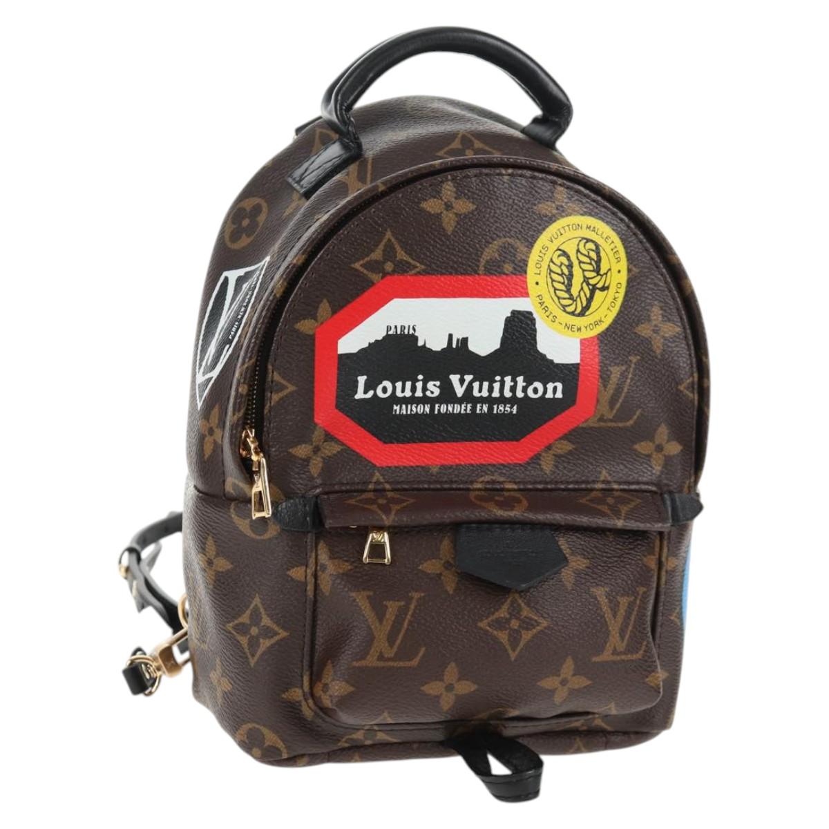 LOUIS VUITTON Monogram World Tour Palm Springs Shoulder Bag M42971 Auth 135119SAM