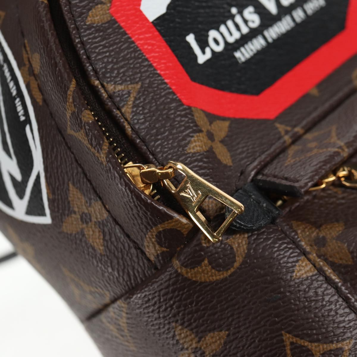 LOUIS VUITTON Monogram World Tour Palm Springs Shoulder Bag M42971 Auth 135119SAM