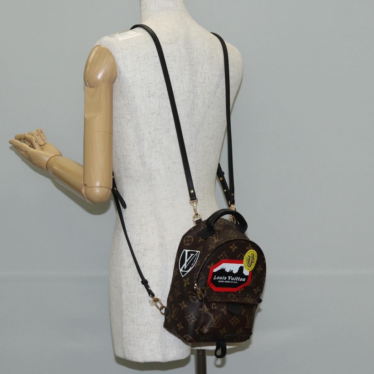 LOUIS VUITTON Monogram World Tour Palm Springs Shoulder Bag M42971 Auth 135119SAM
