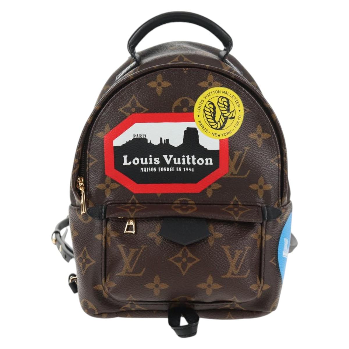 LOUIS VUITTON Monogram World Tour Palm Springs Shoulder Bag M42971 Auth 135119SAM