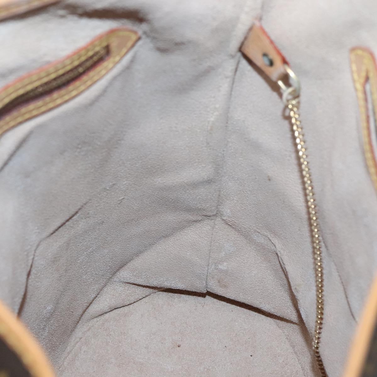 LOUIS VUITTON Monogram Bucket GM Shoulder Bag M42236 LV Auth 135127